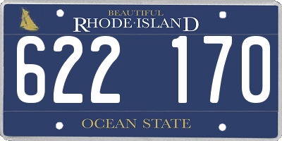 RI license plate 622170