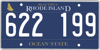 RI license plate 622199