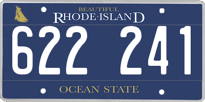 RI license plate 622241