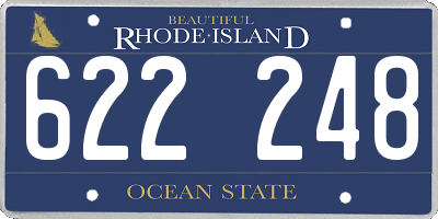RI license plate 622248