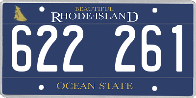 RI license plate 622261