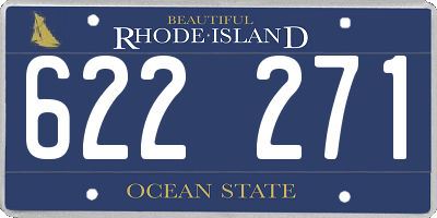 RI license plate 622271