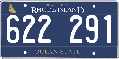 RI license plate 622291