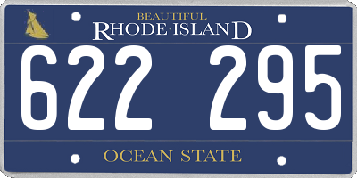 RI license plate 622295