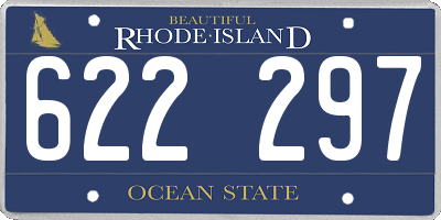 RI license plate 622297