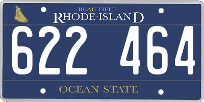 RI license plate 622464