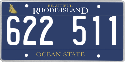 RI license plate 622511