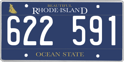 RI license plate 622591