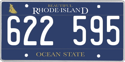 RI license plate 622595
