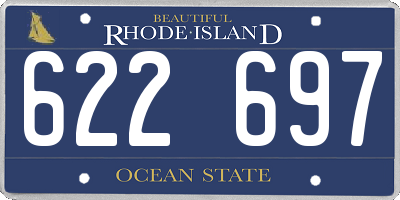 RI license plate 622697