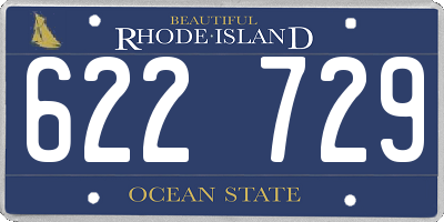 RI license plate 622729
