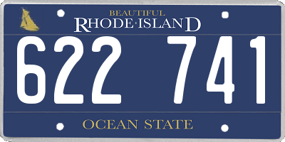 RI license plate 622741