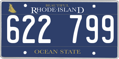 RI license plate 622799