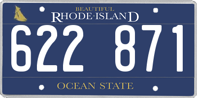 RI license plate 622871