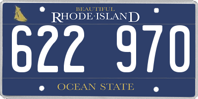 RI license plate 622970