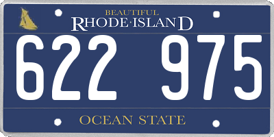 RI license plate 622975