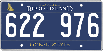 RI license plate 622976
