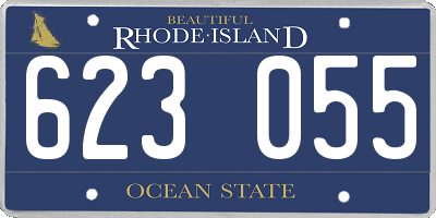 RI license plate 623055