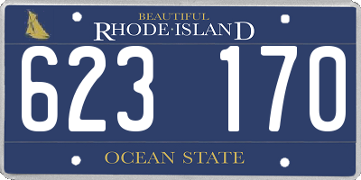 RI license plate 623170
