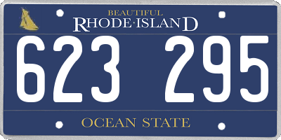 RI license plate 623295