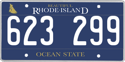 RI license plate 623299