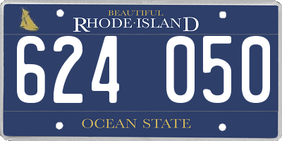 RI license plate 624050