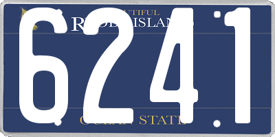 RI license plate 6241