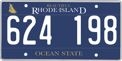 RI license plate 624198