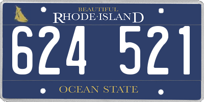 RI license plate 624521