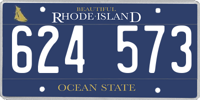RI license plate 624573