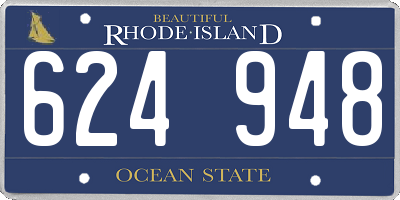 RI license plate 624948