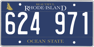 RI license plate 624971