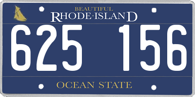 RI license plate 625156