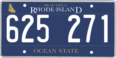 RI license plate 625271