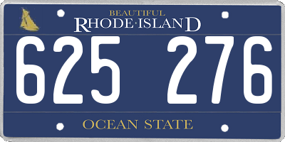 RI license plate 625276