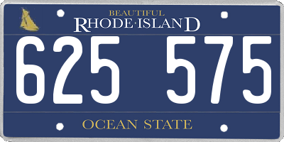 RI license plate 625575
