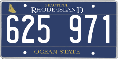 RI license plate 625971