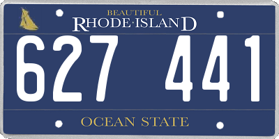 RI license plate 627441