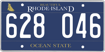 RI license plate 628046