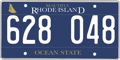 RI license plate 628048