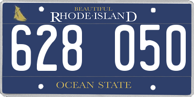 RI license plate 628050