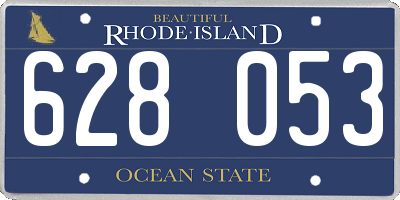 RI license plate 628053