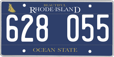 RI license plate 628055