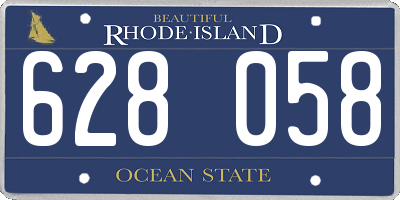 RI license plate 628058