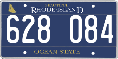RI license plate 628084