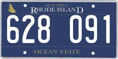 RI license plate 628091