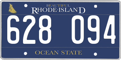 RI license plate 628094