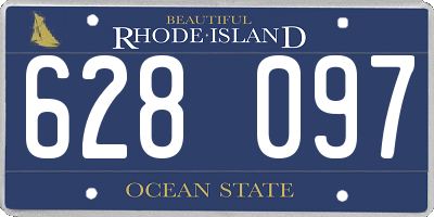 RI license plate 628097