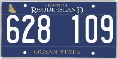 RI license plate 628109