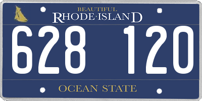 RI license plate 628120